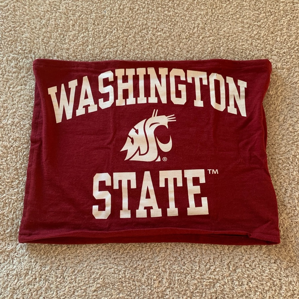 WASHINGTON STATE UNIVERSITY CUSTOM CROP TUBE TOP - GAME DAY